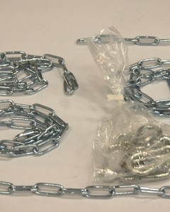 Suspension set w/chains 3m + snap hook f/JetMaster DXA/DXC